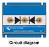 Internal circuit schematic diagram for the Victron battery combining diode unit