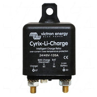 Victron Cyrix-Li-Charge 120A intelligent charge relay with M8 terminal studs and mounting tab