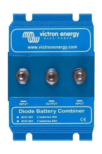 Victron diode battery combiner with three M6 terminal bolts