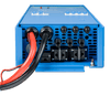 Bottom panel of Victron EasySolar showing cable glands, PV connectors and terminal entry points