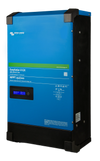 Perspective view of Victron EasySolar-II GX showing blue front panel and black side enclosure