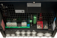 Internal view of the wiring bay in a Victron EasySolar-II GX power system