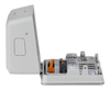 Open view of Victron Ekrano GX wall mount enclosure showing internal wiring ports