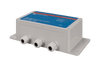 Side perspective view of Filax 2 transfer switch highlighting the three bottom cable glands