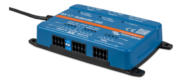 Angled view of the expansion module highlighting the front-facing terminal connectors
