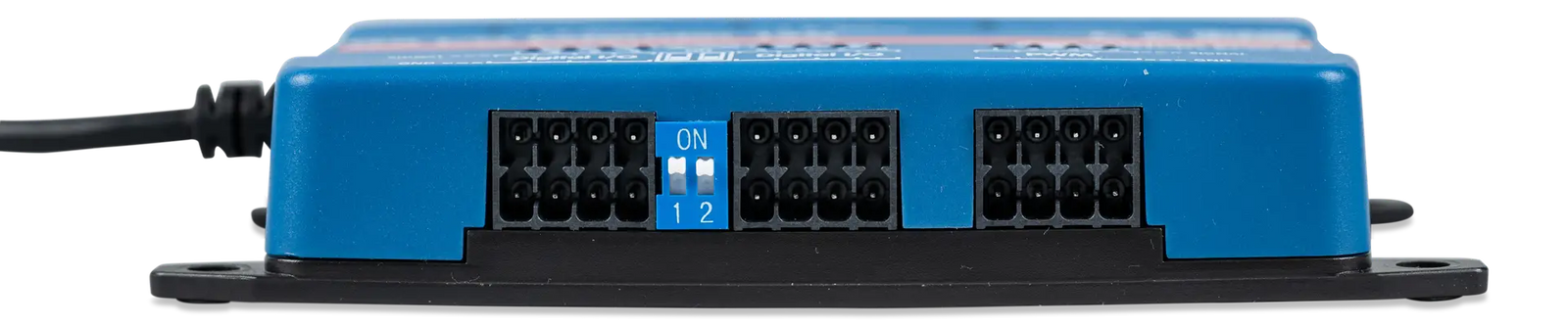Close-up of digital I/O and PWM terminal blocks on the GX IO-Extender 150