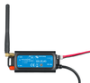 Victron GX LTE 4G modem with connected GSM antenna and DC power wiring attached