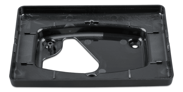 Angled view of the internal side of the GX Touch 50 mounting frame