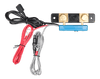 Top-down view of Victron SmartShunt IP65 with fused power and communication cabling