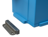 Victron lithium battery mounting bracket and base attachment slot detail