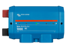 Front view of blue Victron Lynx Distributor 1000 DC busbar with power LED indicator