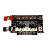 Internal top-down view of Victron Lynx Power In showing tinned copper busbars and M10 studs