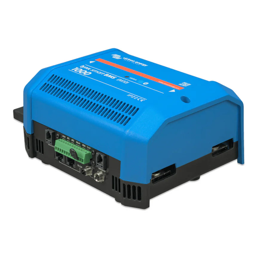 Isometric view of Victron Lynx Smart BMS 1000 showing M10 busbar connection point