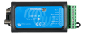 Top-down view of Victron miniBMS showing status LEDs and connection terminals