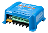 Perspective view of BlueSolar controller showing connection terminals and replaceable fuse