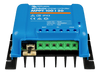 Top view looking down at the terminal designations for battery, solar PV and load output
