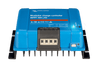 Close-up of BlueSolar controller base highlighting the VE.Direct port and rotary switch