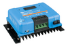 Front-left angle of the Victron MPPT charge controller showing the VE.Direct port