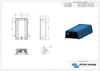 Technical dimensional drawing of the MultiPlus 800VA showing physical measurements in millimetres