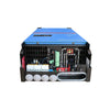 Internal connection view of Victron MultiPlus-II 4000W inverter charger showing AC terminals and DC bolts