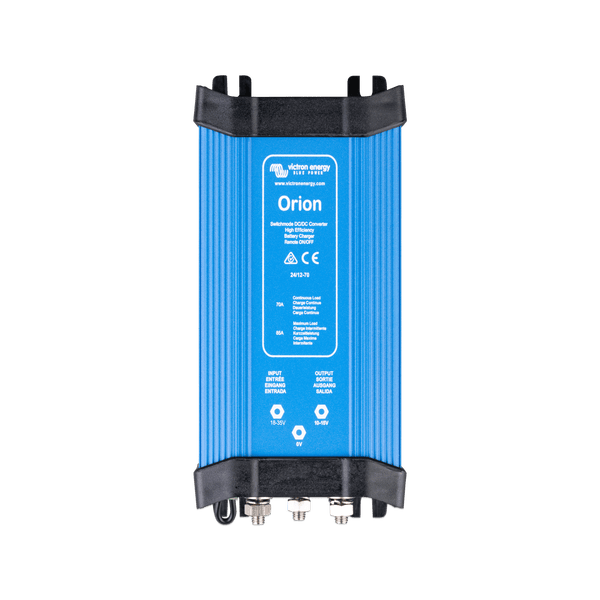 Victron Orion 24V to 12V 70A non-isolated DC-DC converter top view