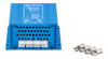 Front view of Victron Orion converter showing connection tabs and ventilation holes