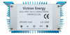 Product label for Victron Orion converter showing 1200W rating and connection diagram