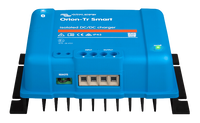 Front-facing perspective of the Victron Orion-Tr Smart charger with visible mounting flanges