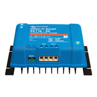 Front-on view of the charger focusing on the screw terminal connections