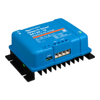 Right perspective view of Victron Orion-Tr Smart DC-DC charger with visible mounting flanges and heatsink