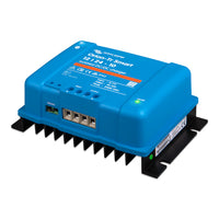 Perspective view of Victron 12/24-10 charger showing terminal block and remote port
