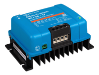 Side angle of the Orion-Tr Smart charger showcasing the rugged aluminium heat sink base
