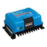 Side angle of the Orion-Tr Smart charger showcasing the rugged aluminium heat sink base