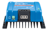 Front view of charger terminals with dust cover and remote on/off plug visible