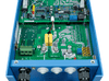 Internal components and connection terminals of the Phoenix 24/16 battery charger