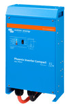 Front view of blue Victron Phoenix Inverter Compact 24V 1600VA for off-grid power systems