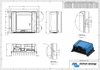 Dimensional drawing showing 248.5mm width 180mm height and mounting locations