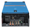 Bottom connection panel of the Victron 5000VA inverter showing electrical terminals