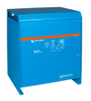 Side perspective view of the Victron Quattro 48/15000 inverter charger showing the IP21 enclosure