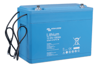 Isometric view of the Victron Smart LiFePO4 battery showing overall form factor