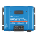 Front view of blue Victron SmartSolar MPPT 250/70-Tr charge controller with VE.Can and Bluetooth