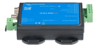 Low-profile matte black enclosure of the VE.Bus BMS NG with mounting tabs
