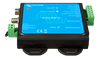 Angled perspective view of the Victron VE.Bus BMS V2 in its matt black ABS enclosure