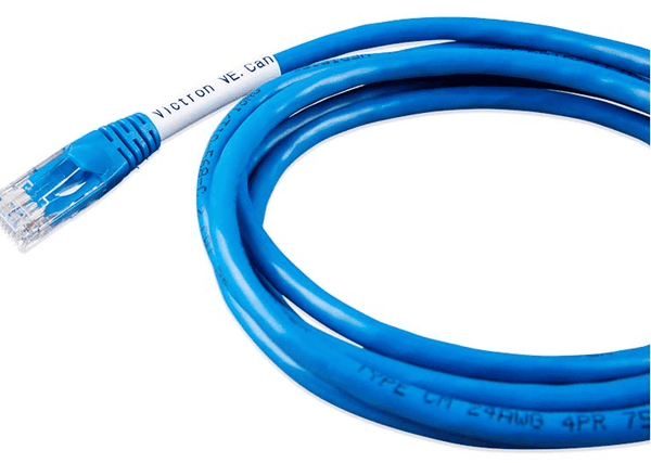 Blue 1.8m VE.Can to CAN-bus BMS Type B communication cable with RJ45 connector