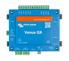 Top-down view of Victron Venus GX communication centre with labelled terminal connections