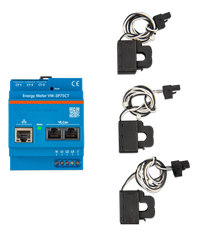 Three-phase energy meter kit including three split-core current transformers
