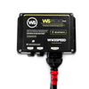 Wakespeed WS500 Pro alternator regulator showing connected wiring harness on white background