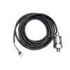 Stainless steel water tank level pressure sensor with G1/4 thread, coiled 3m cable and ferrule wire terminations