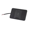 Angled perspective view of the waterproof wireless charger and power cable