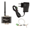 Victron Zigbee to RS485 converter module with antenna attached and separate power components
